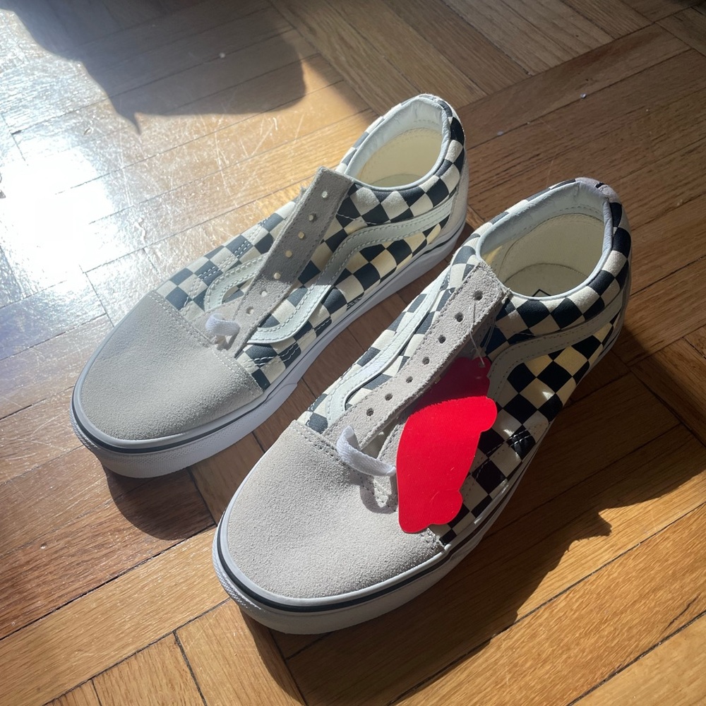 Checkerboard old school Vans